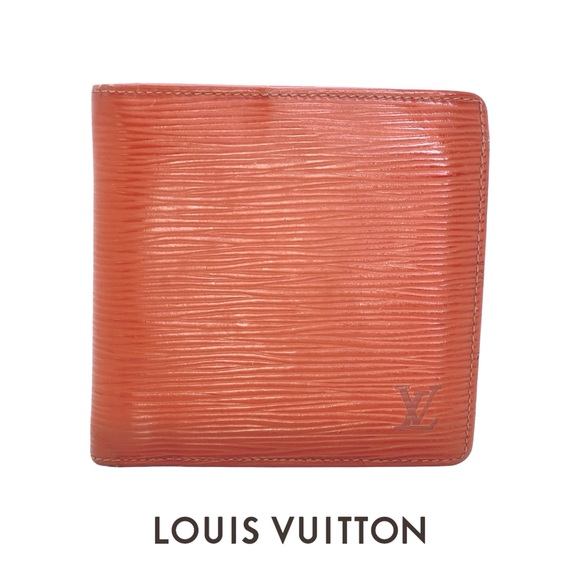 LOUIS VUITTON LV Burnt Sienna Epi Bifold Wallet - Picture 1 of 14